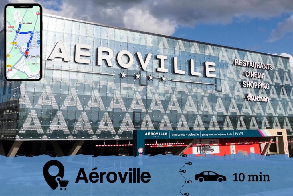 Apartament Smart House Airport Cdg, Asterix Louvres Zewnętrze zdjęcie