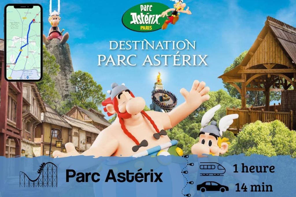 Apartament Smart House Airport Cdg, Asterix Louvres Zewnętrze zdjęcie