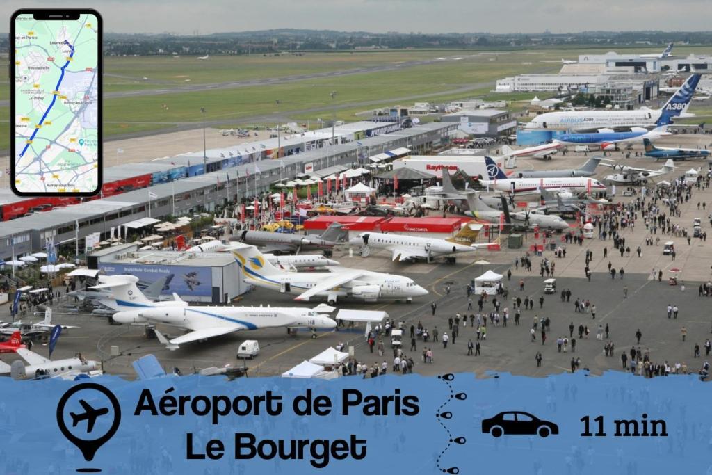 Apartament Smart House Airport Cdg, Asterix Louvres Zewnętrze zdjęcie